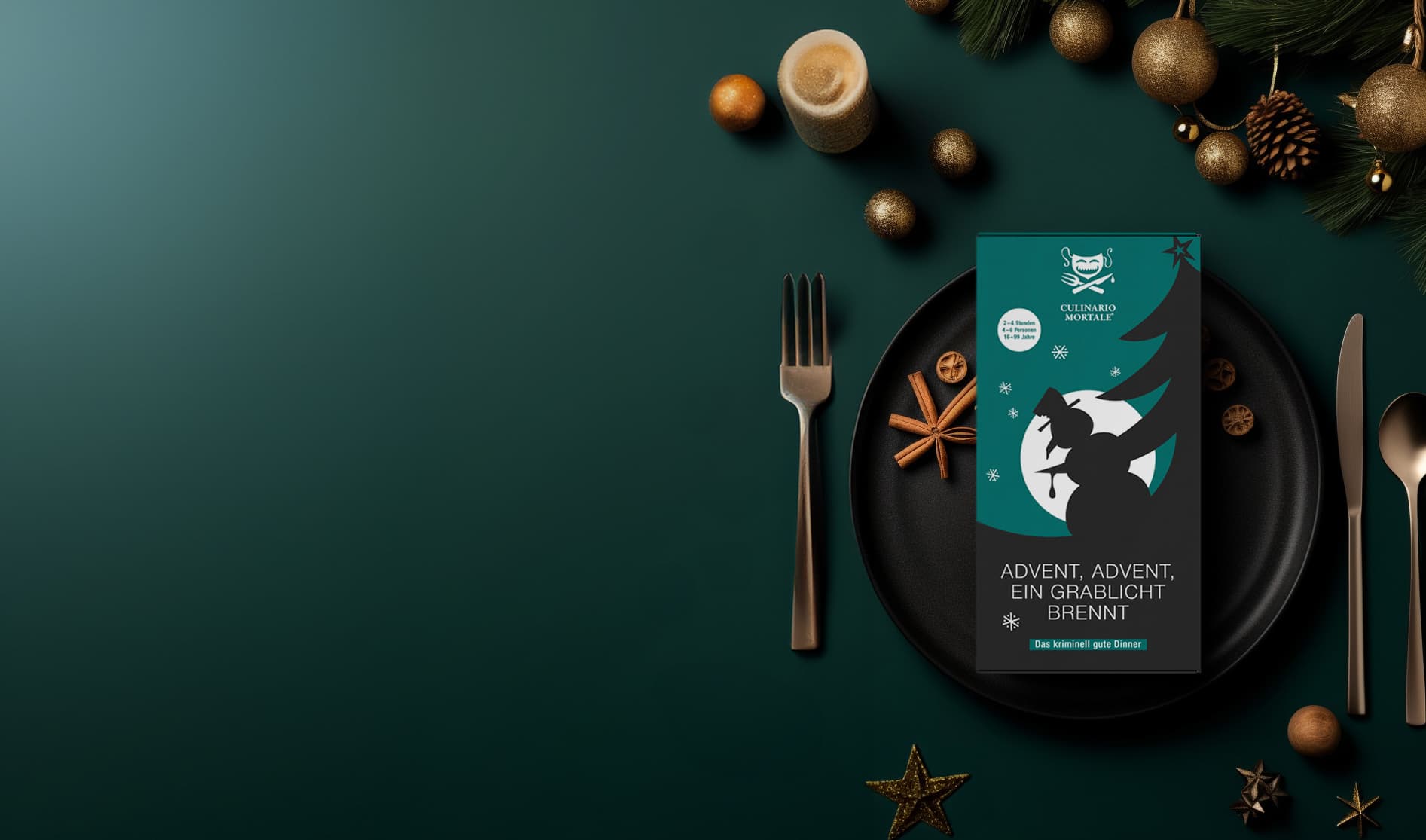 Das passende Krimidinner für Weihnachten